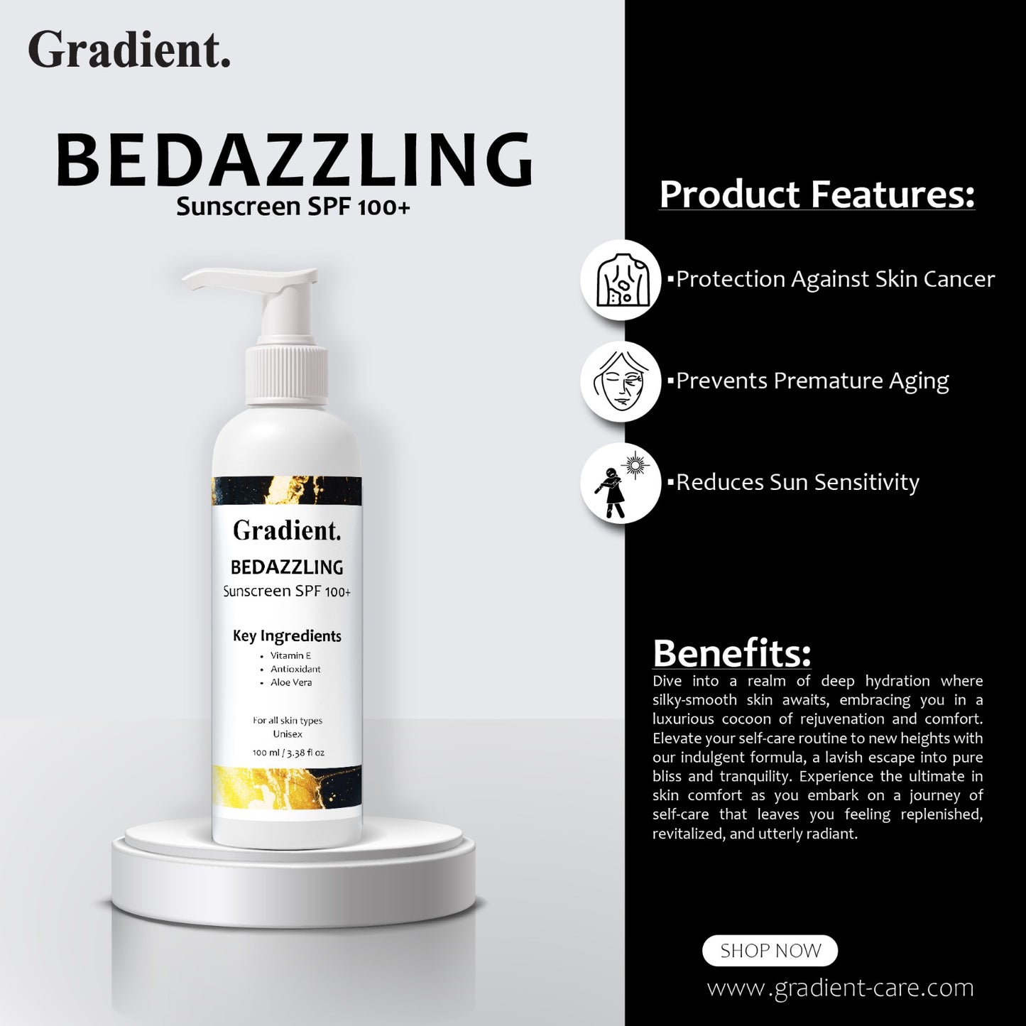 BEDAZZLING - Sunscreen SPF 100+